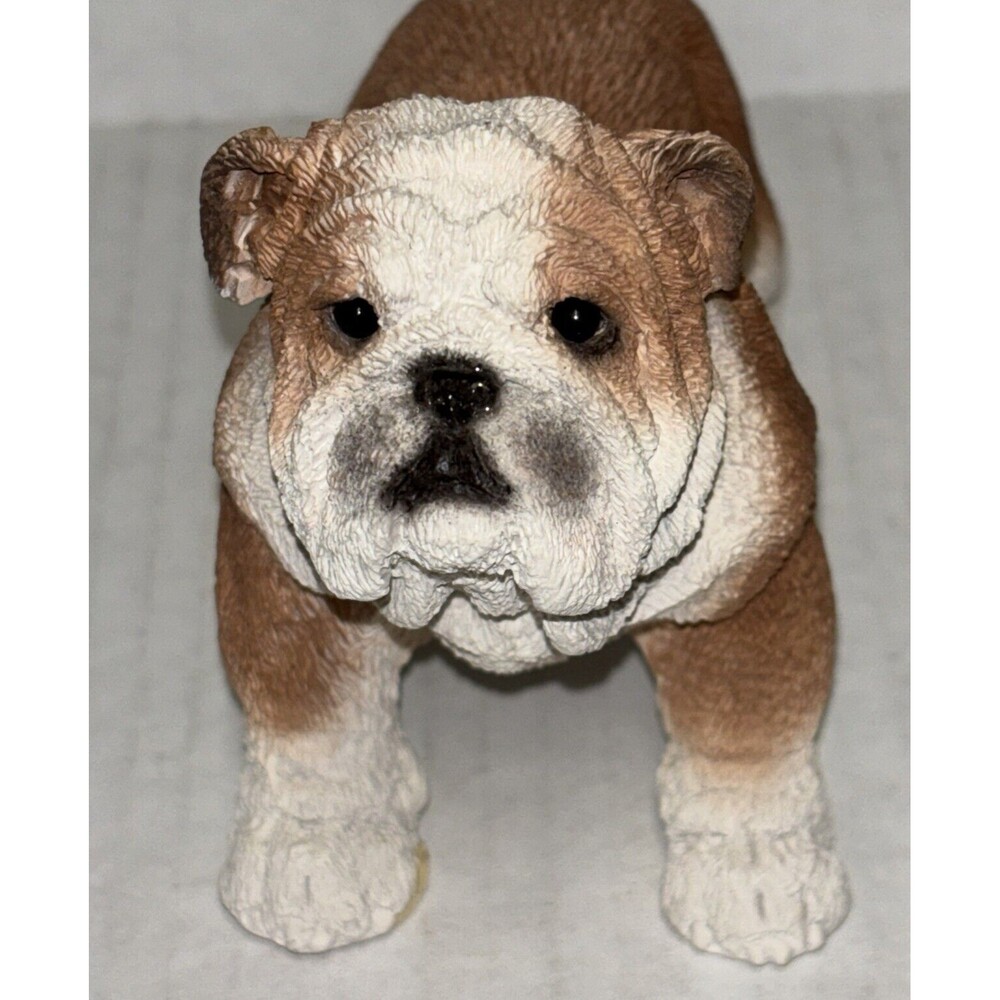 STONE CRITTERS ENGLISH BULLDOG DOG COLLECTIBLE FIGURINE DECOR BRINDLE SC-086